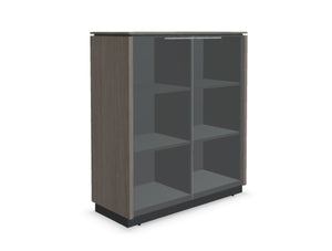 Status Executive Low Storage with Glass Doors
