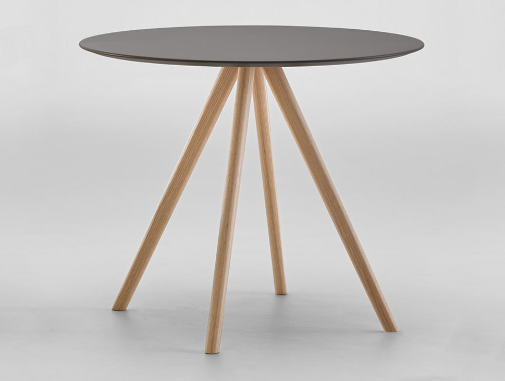 Stiks Wooden Top Round Coffee Table 2