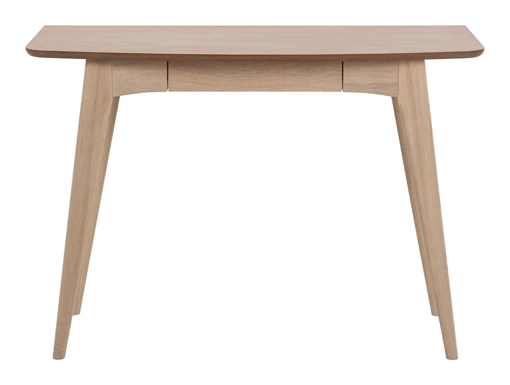 Theodore Home Office Desk White Pigmented Oiled Oak 4