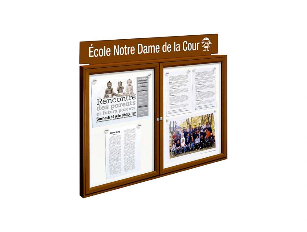 Traditional Outdoor Notice Door 4