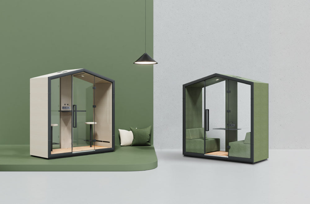 Treehouse Acoustic 2 Person Closed Meeting Pod in Studio Setting 2