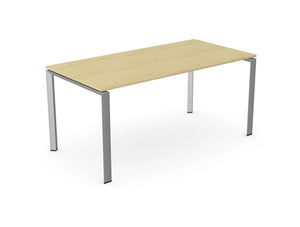Trio Wooden Rectangular Desk 1600x800x735 mm WU TRO 3 MP SLV