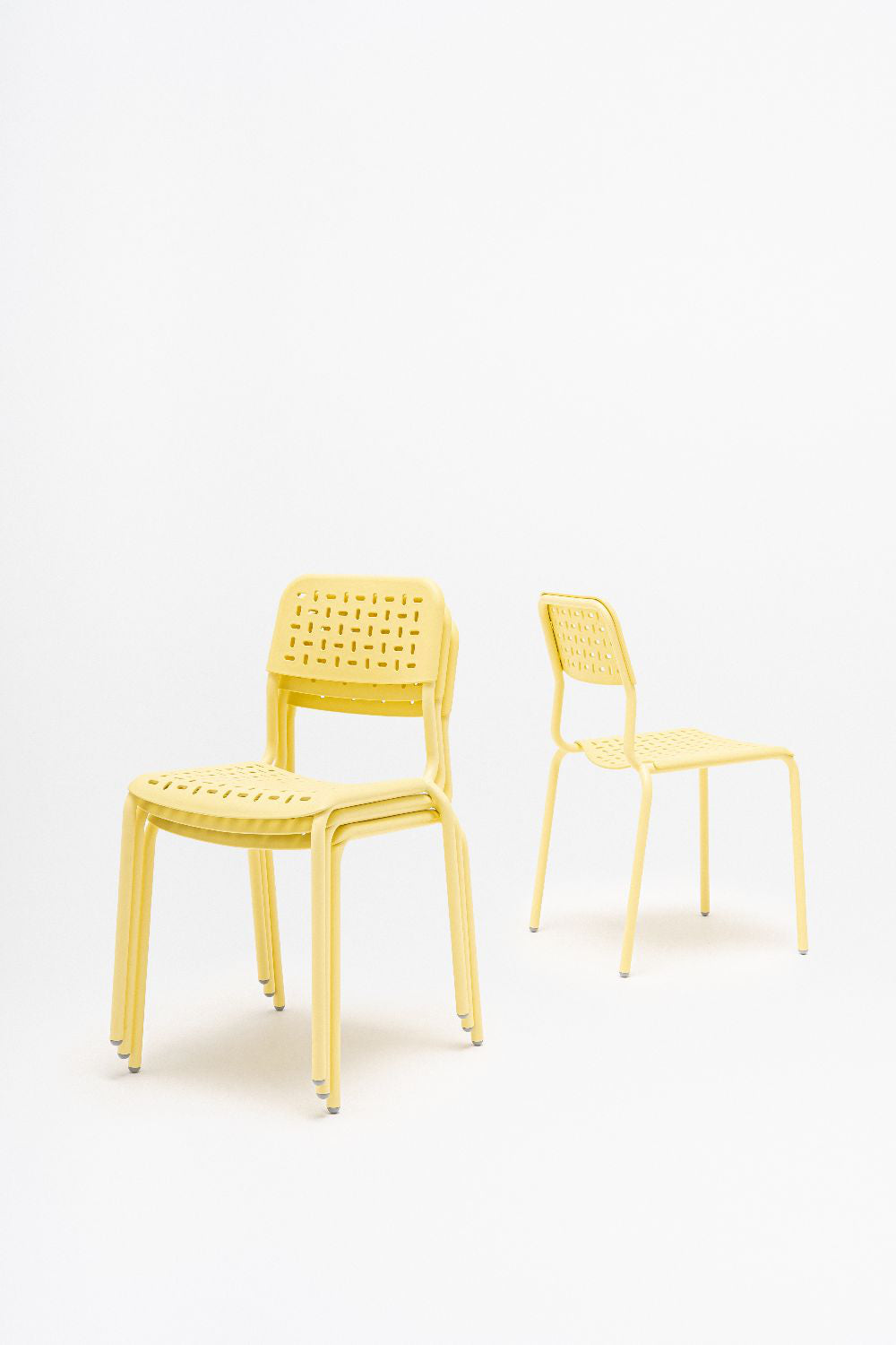 Tube Canteen Chair in 4 Legged Base without Armrests 2