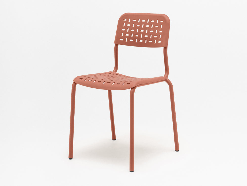 Tube Canteen Chair in 4 Legged Base without Armrests