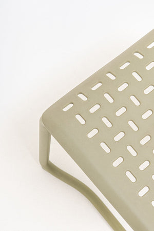 Tube Office Chair in Sled Base without Armrests Detail 2