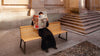 Urbantime .H24 Outdoor Bench With Backrest In Two Toned Finish