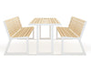 Urbantime .H24 Outdoor Table Integrated Benches 4