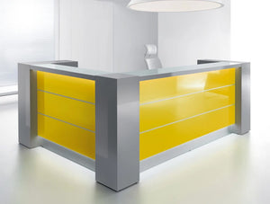 Valde Curved Circular Reception Desk 6