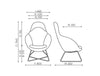 Vieni High Backrest Lounge Chair Dimensions