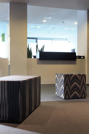Volt And Square Square 90 Degree Corner Section Pouffe 5