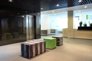 Volt And Square Square 90 Degree Corner Section Pouffe 6
