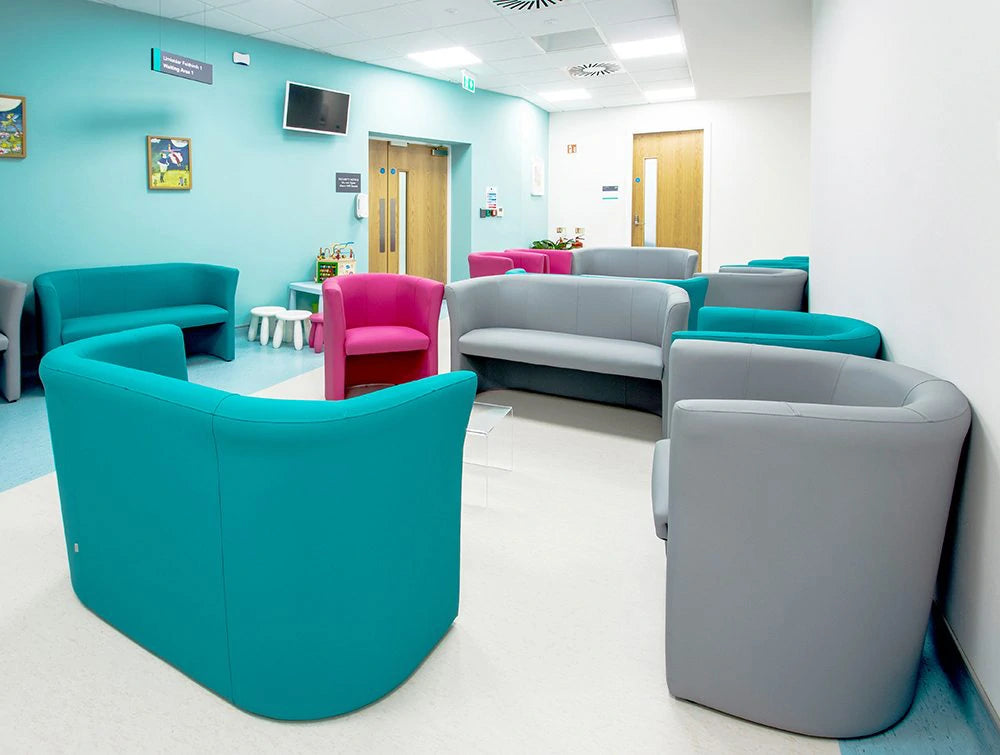 Waiting Room Chairs Arranged In Circle