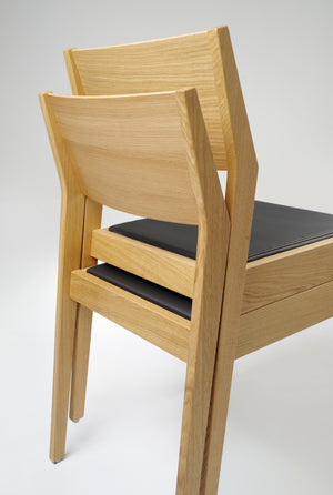 Woodbe High Stool with Footrest Backrest Detail