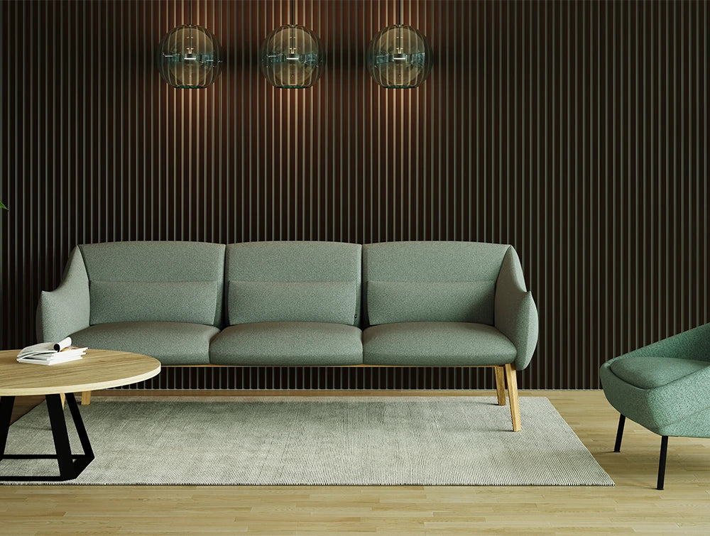 Media Meeting Room With Wooden Slats 3