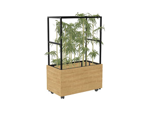 Ws.D Oasis Single 1-Level Mobile Planter