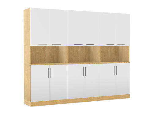 Ws.D Key 3-Level Half-Closed Storage with High Cabinet