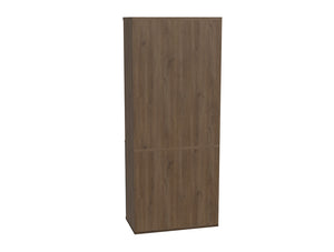 WsD Key 5 Level Half Closed Storage without Doors Coffee Oak 2
