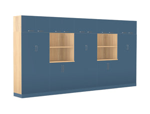 WsD Key Storage Modular 5-Level Cupboard with Half-Closed Storage and High Cabinet