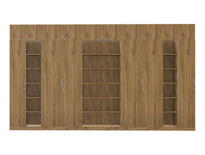 WsD Key Storage Modular 6 Level Cupboard with Bookshelves and High Cabinets 2