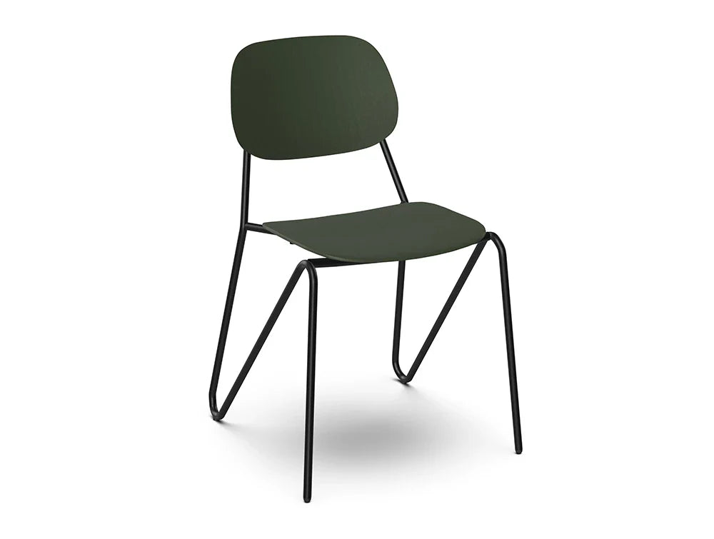Ws.D Line Chair with Curved Legs