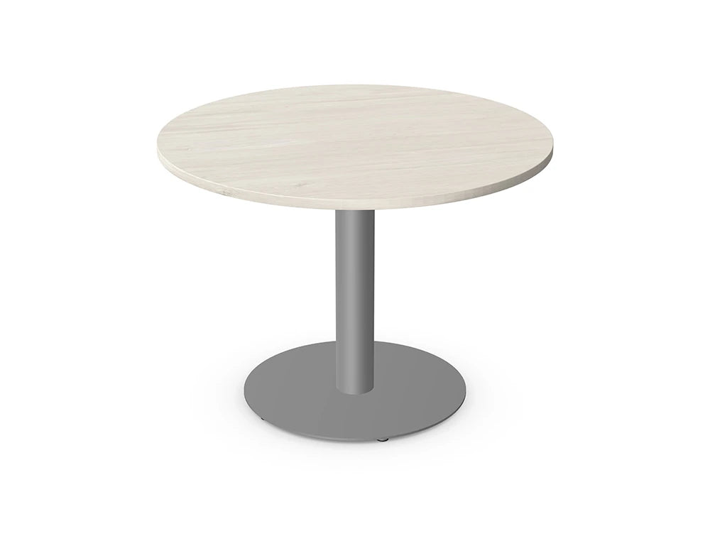 Ws.D Nexis+ Cylinder Round Base Table with Round Table Top