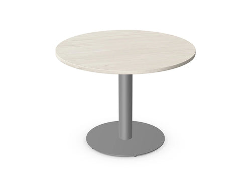 Ws.D Nexis+ Cylinder Round Base Table with Round Table Top