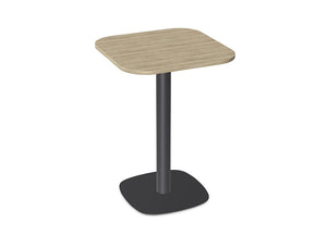 Ws.D Nexis+ Cylinder Squircle Base Poseur Table with Curved Table Top