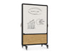 Ws.D Spry Mobile Wall - Whiteboard & MFC Panel