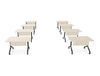 WsD Twister Mobile Tilt Modular 8 Classroom Tables with Modesty Panel and Bookcase 2